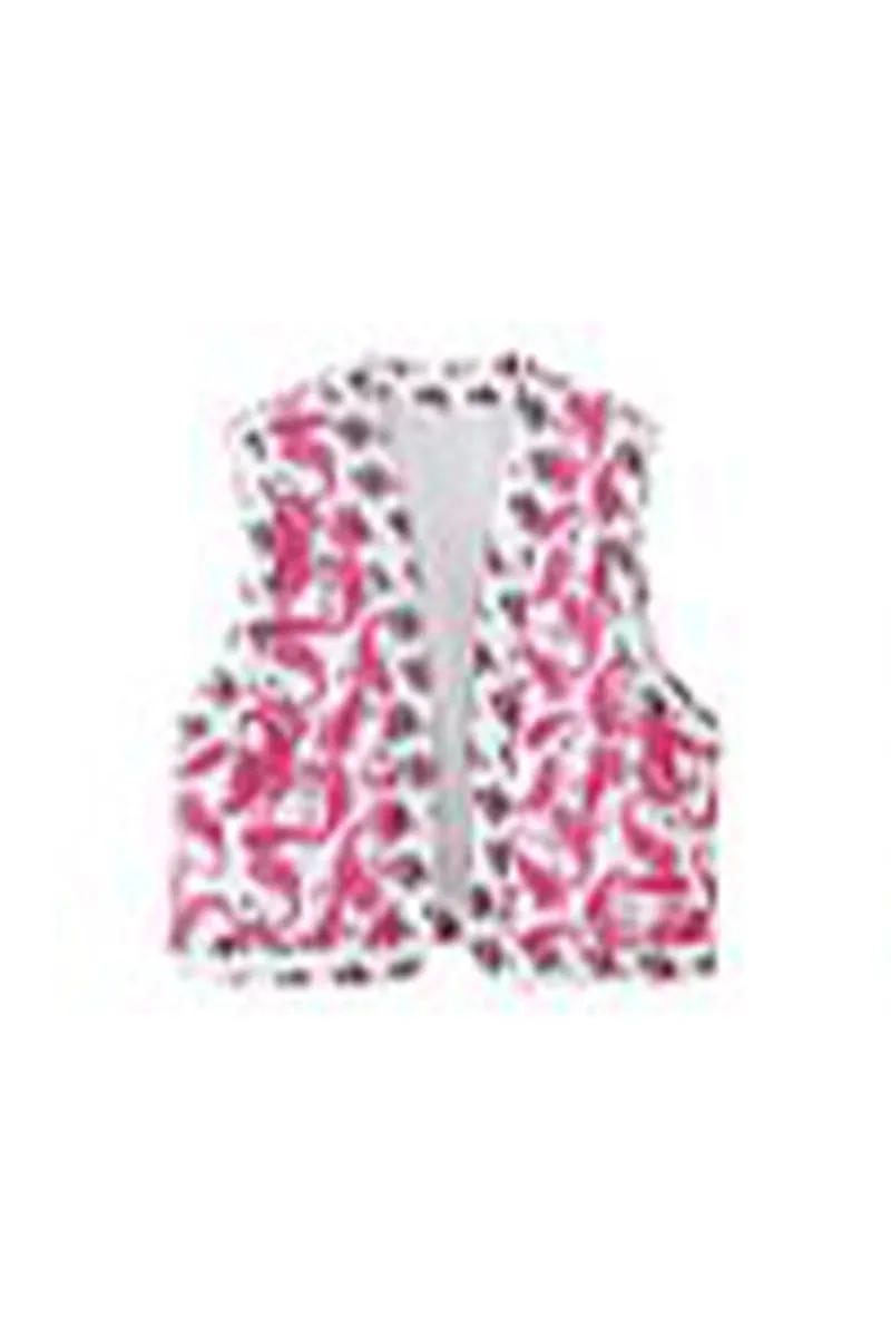 CR3256 Floral Quilted Vest
