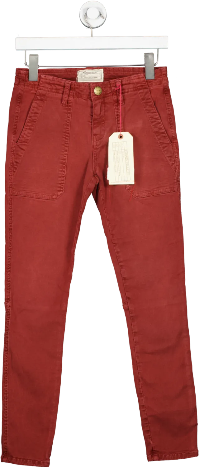 Current/Elliott Dark Red Slim Jeans BNWT W27