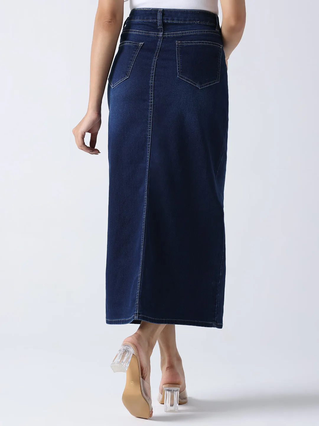 Daisy Dream Denim front cut Skirt
