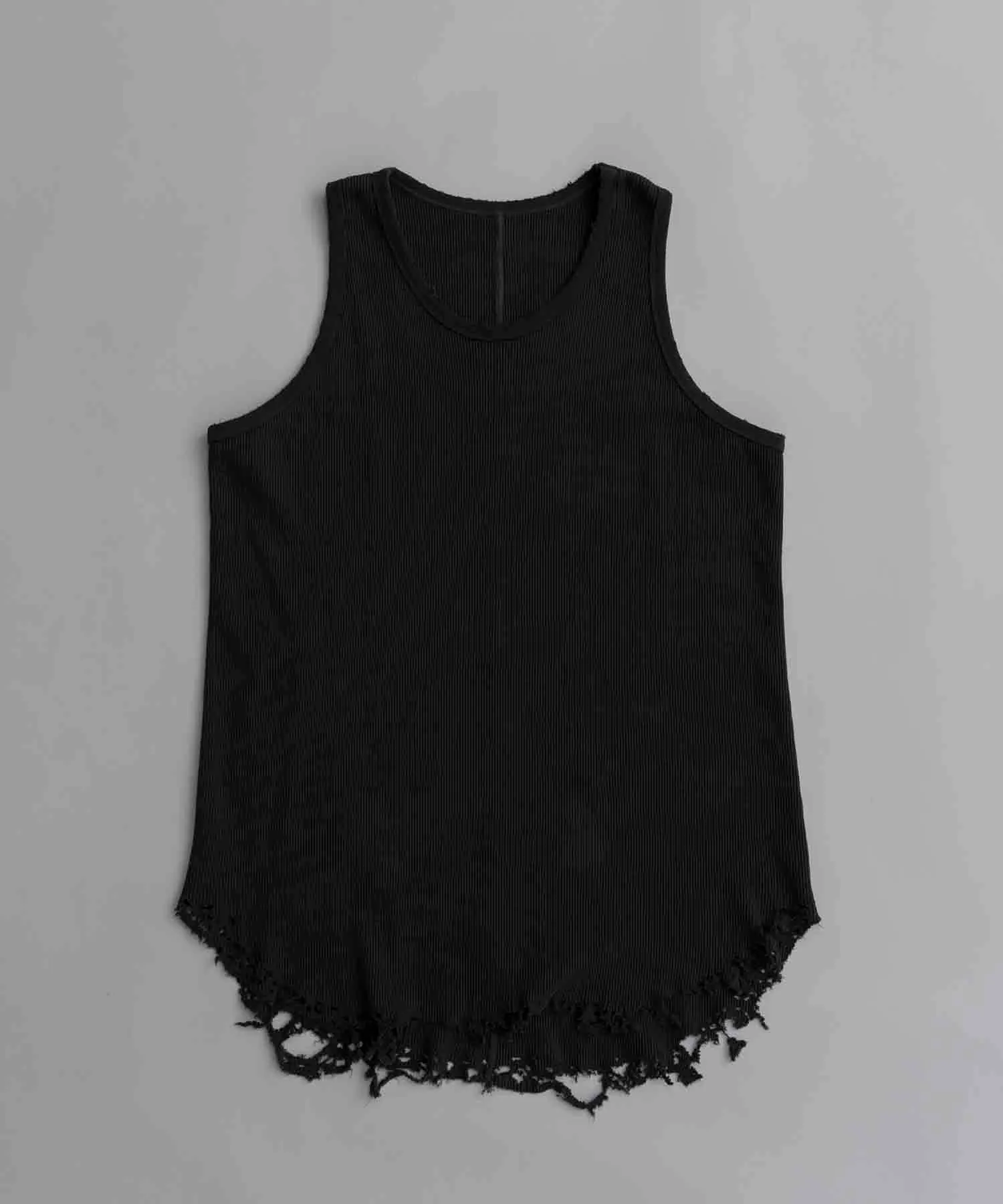 Damaged Waffle Layered Tank Top