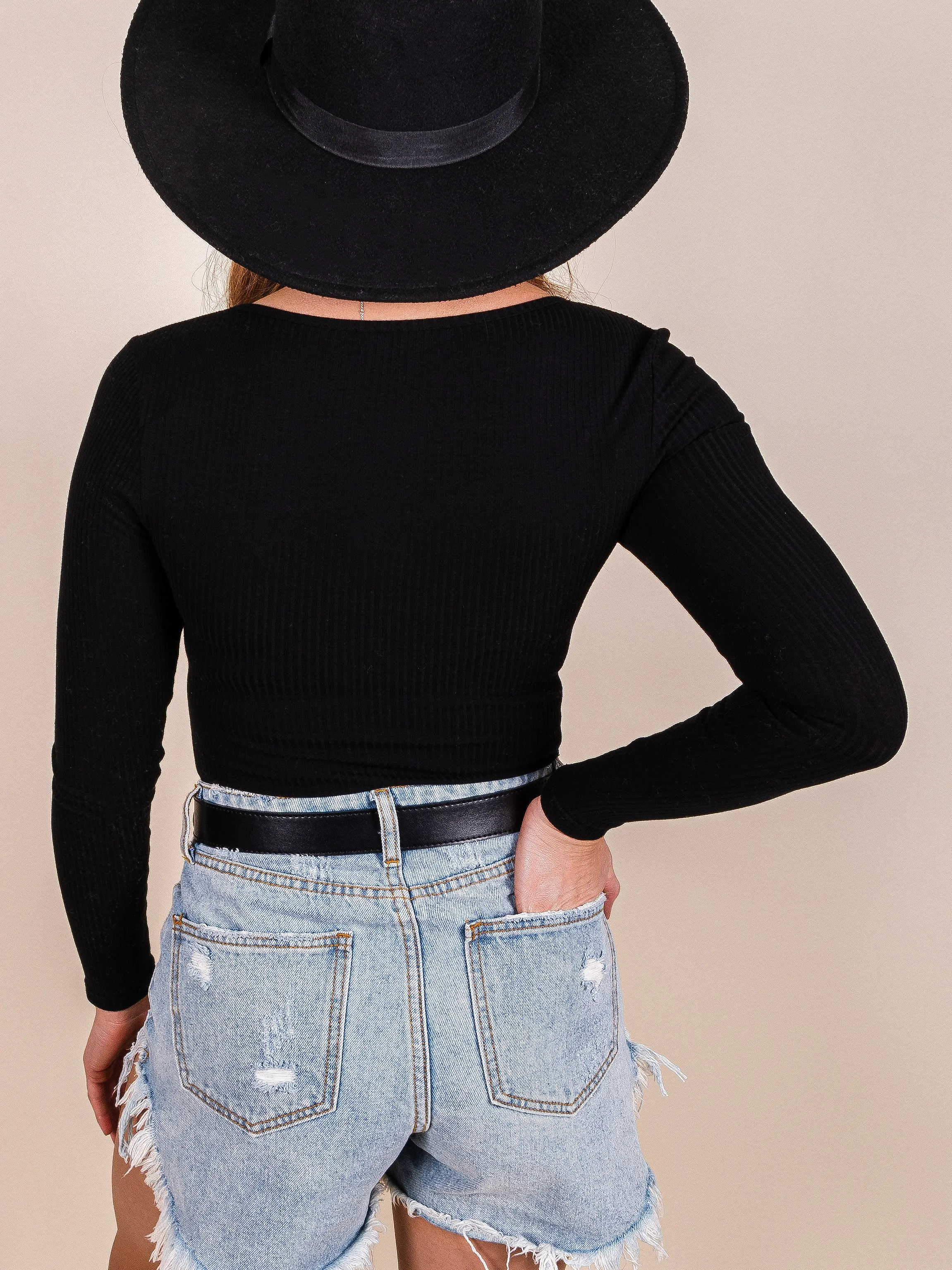 Days Gone By Ribbed Bodysuit