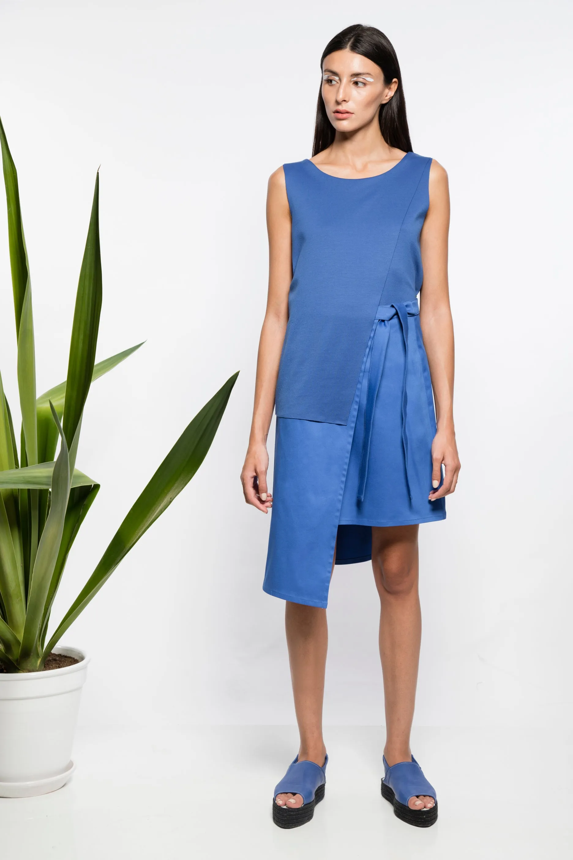 Deconstructed knit top