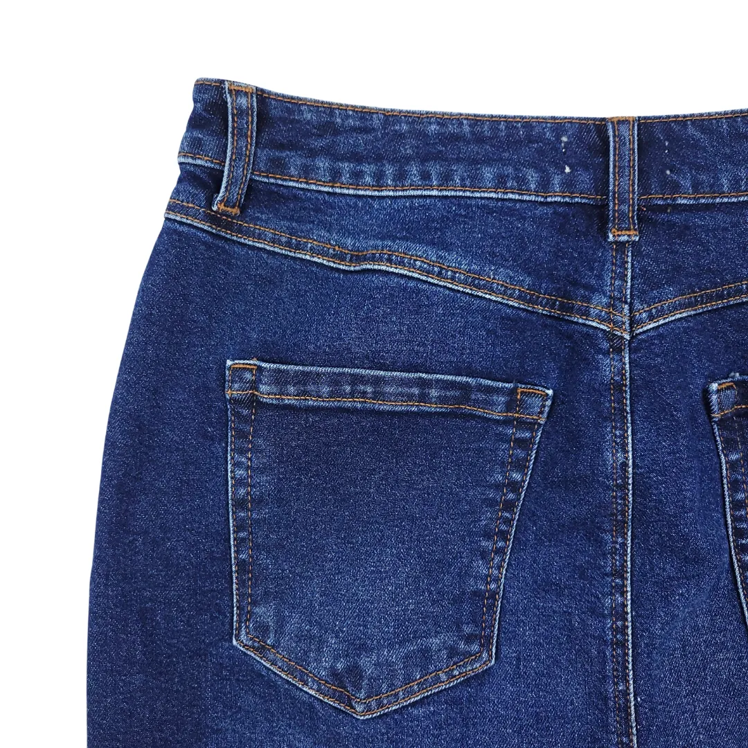 DENIM A-LINE SKIRT