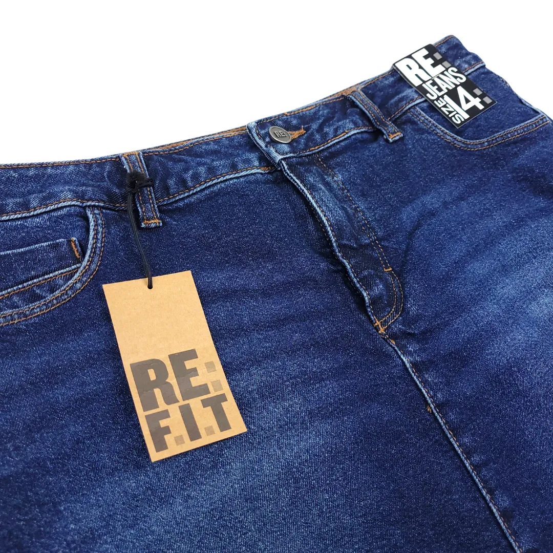 DENIM A-LINE SKIRT