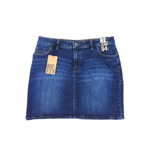 DENIM A-LINE SKIRT