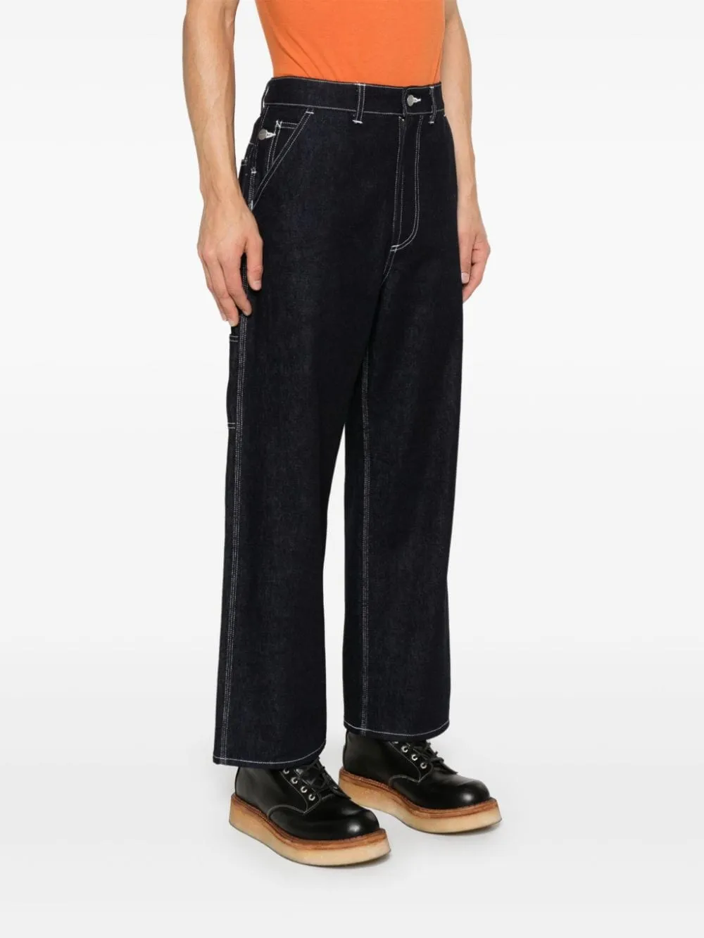 Denim cotton jeans