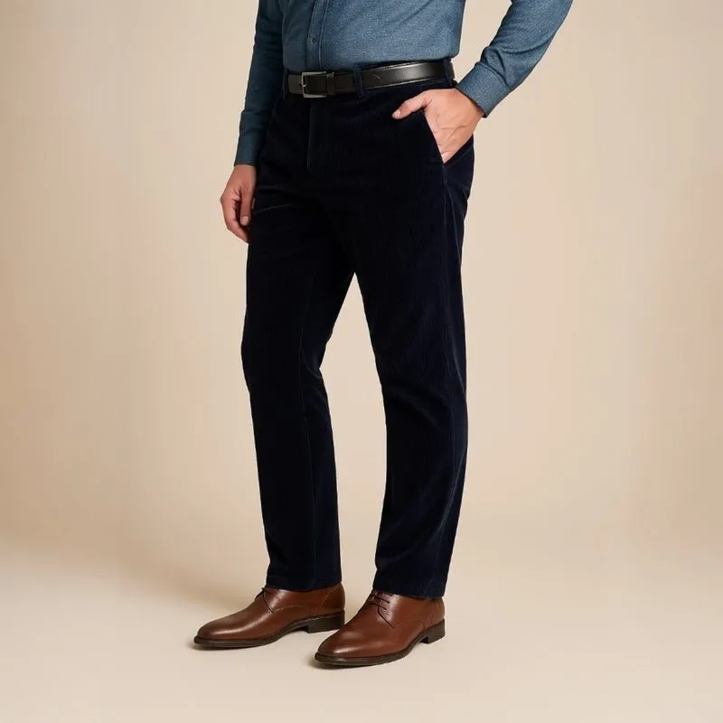 Domoir | Straight Cut Corduroy Trousers