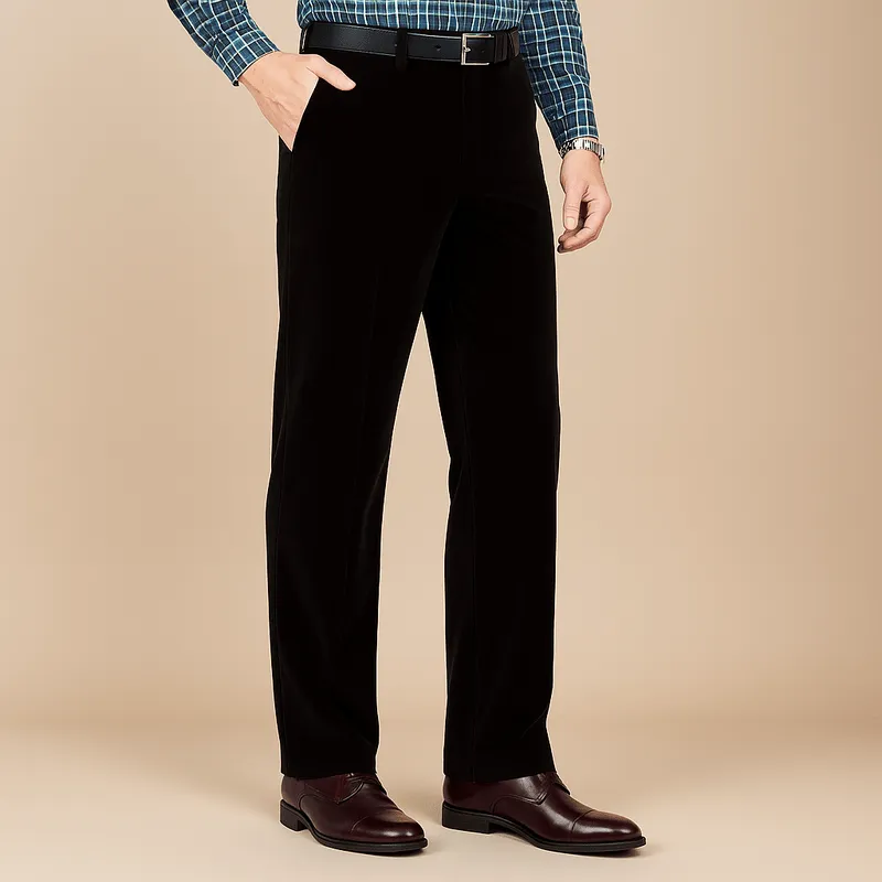 Domoir | Straight Cut Corduroy Trousers