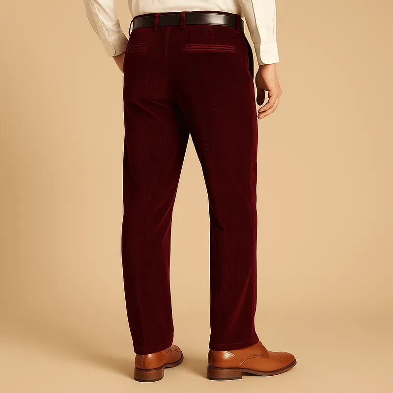 Domoir | Straight Cut Corduroy Trousers