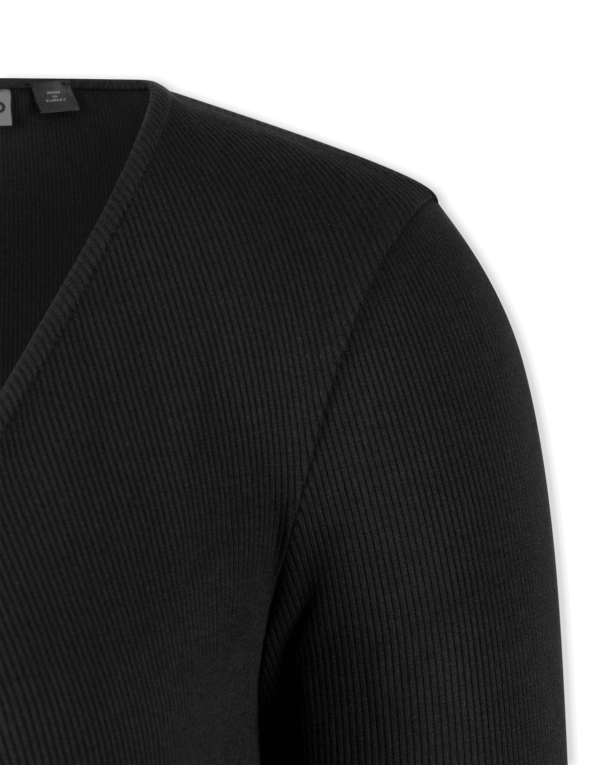 Dortensie Jersey Cropped Cardigan Top