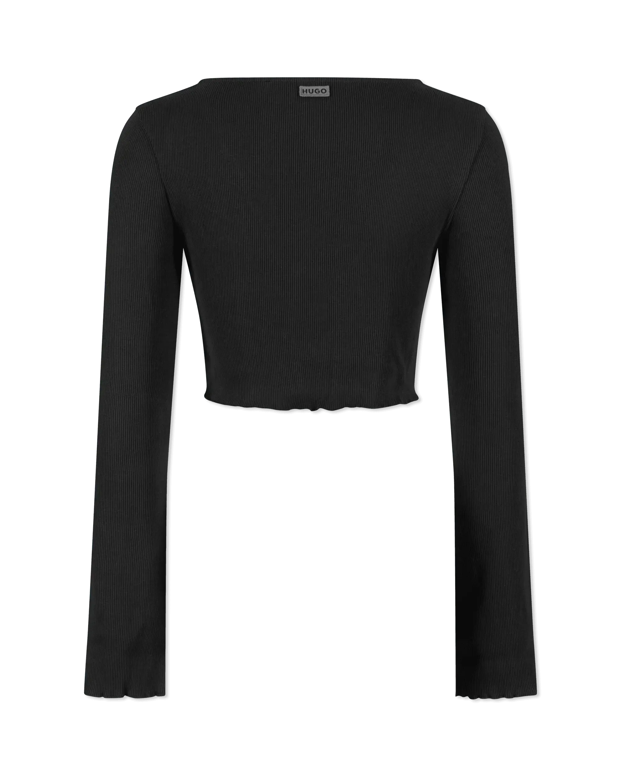 Dortensie Jersey Cropped Cardigan Top