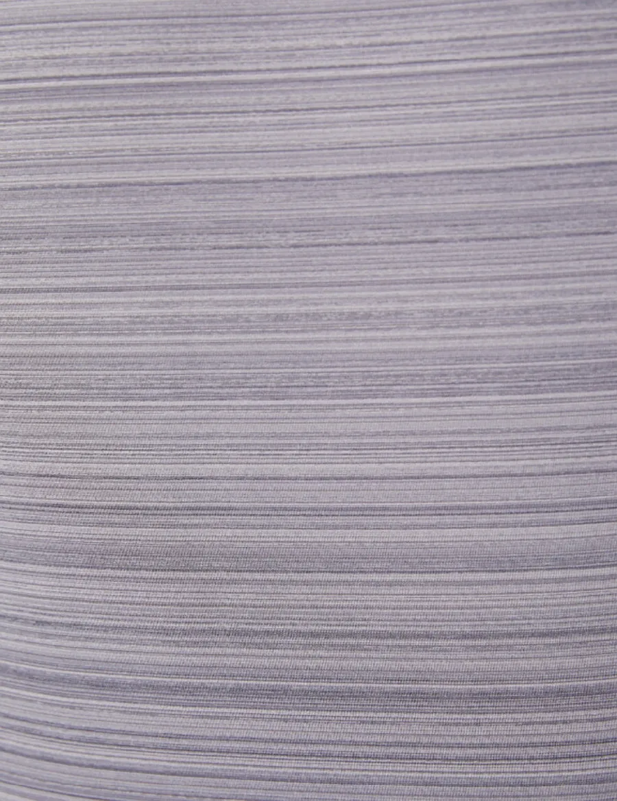 easyoga LESPIRO Men's Sheen Athlete Tee - D67 Gray Stripe