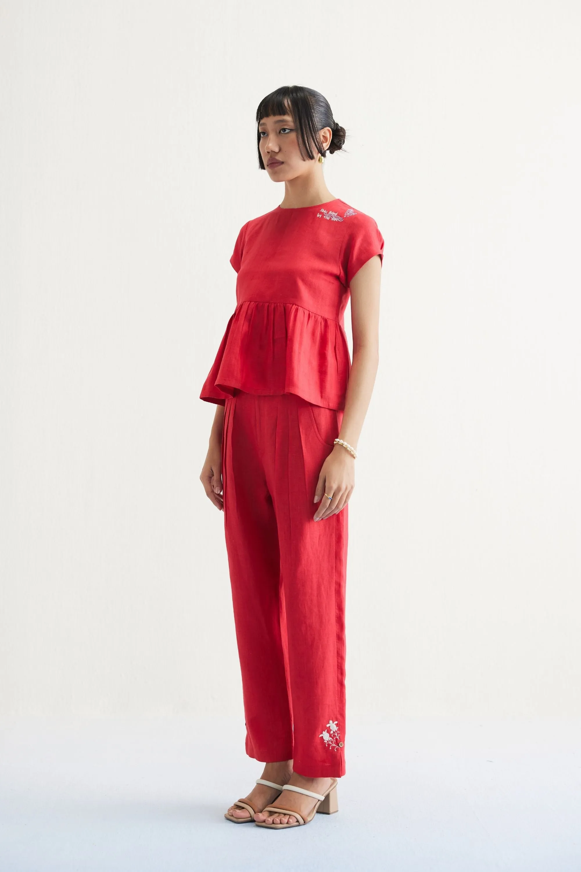 Ebb & Flow Sunset Linen Trousers