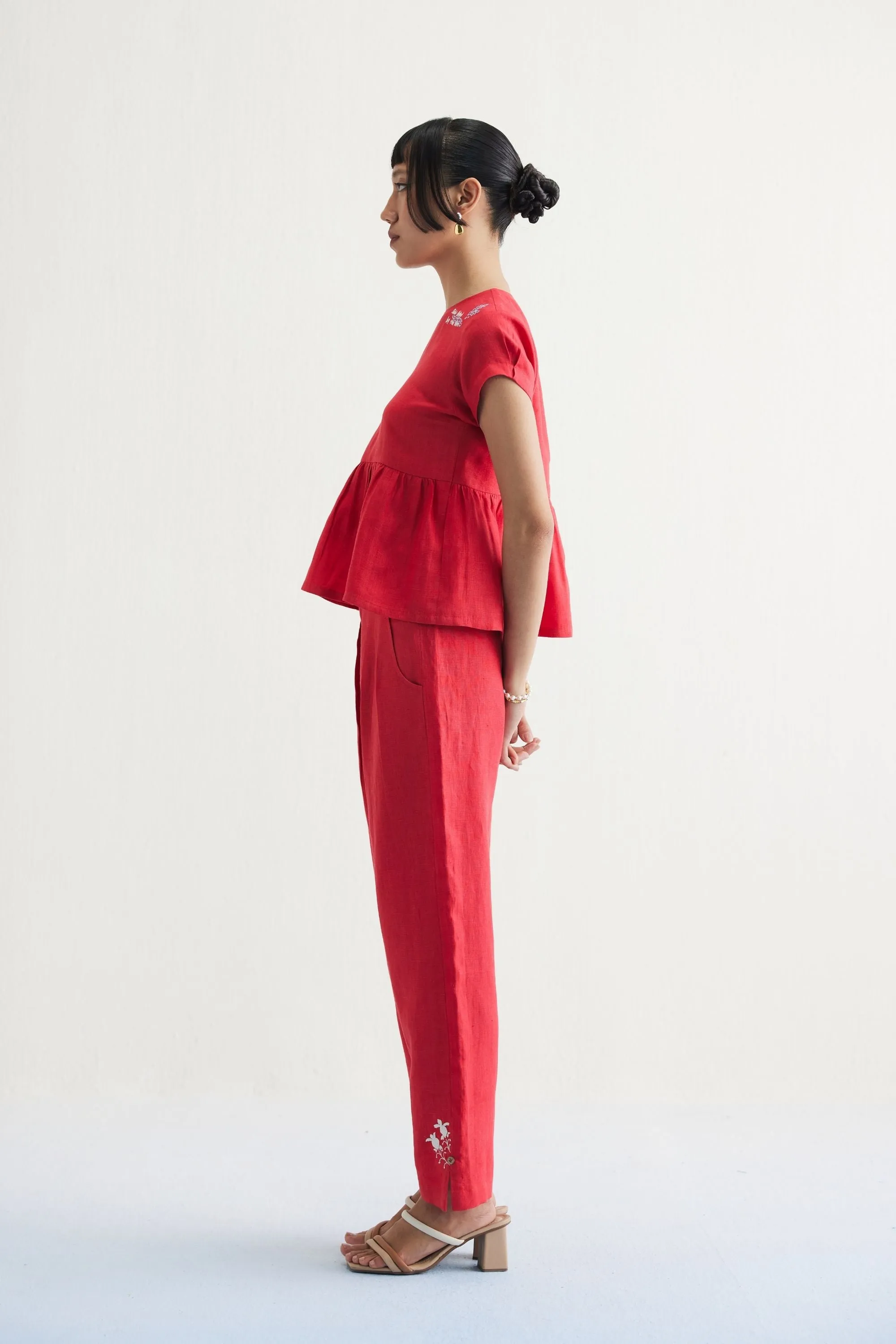 Ebb & Flow Sunset Linen Trousers