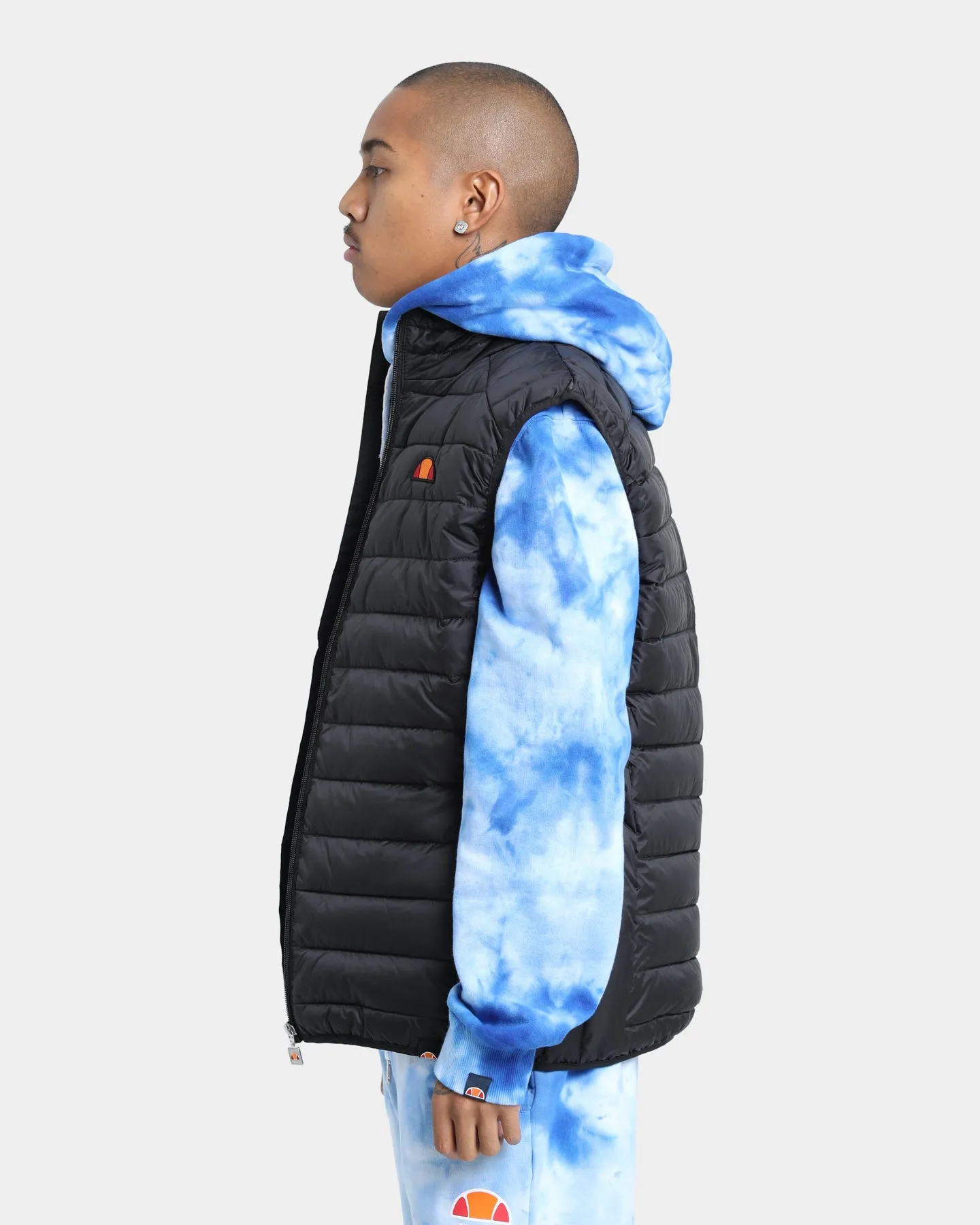 Ellesse Bardy Padded Gillet Jacket Black