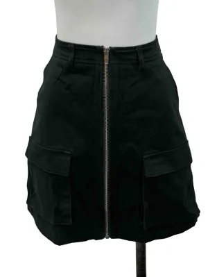 Emerald Green Zipper Skirt