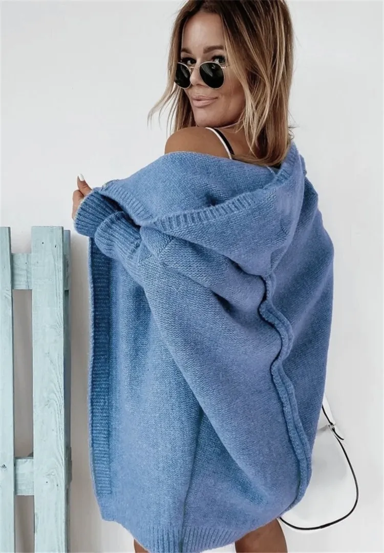 EMMA | Long Cardigan with Hood for Women