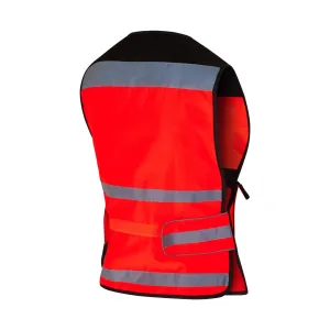 Equisafety Hi Vis Air Waistcoat Red- PLAIN BACK