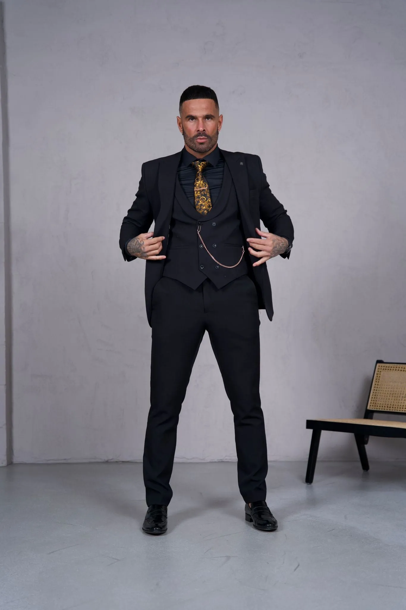 Essential Black 3 Piece Suit