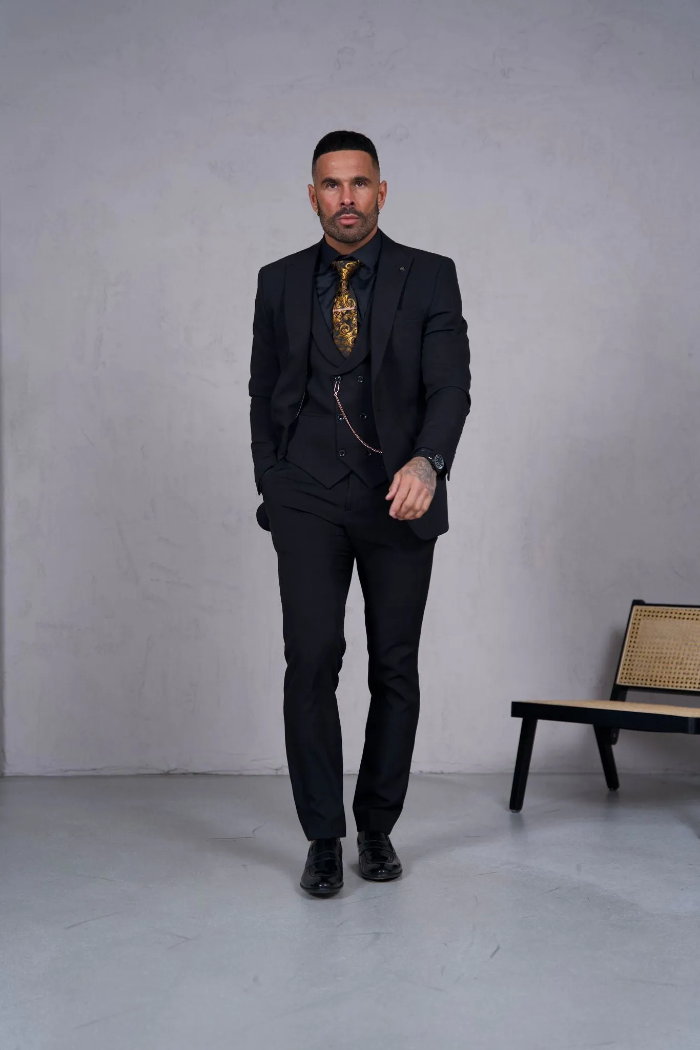 Essential Black 3 Piece Suit