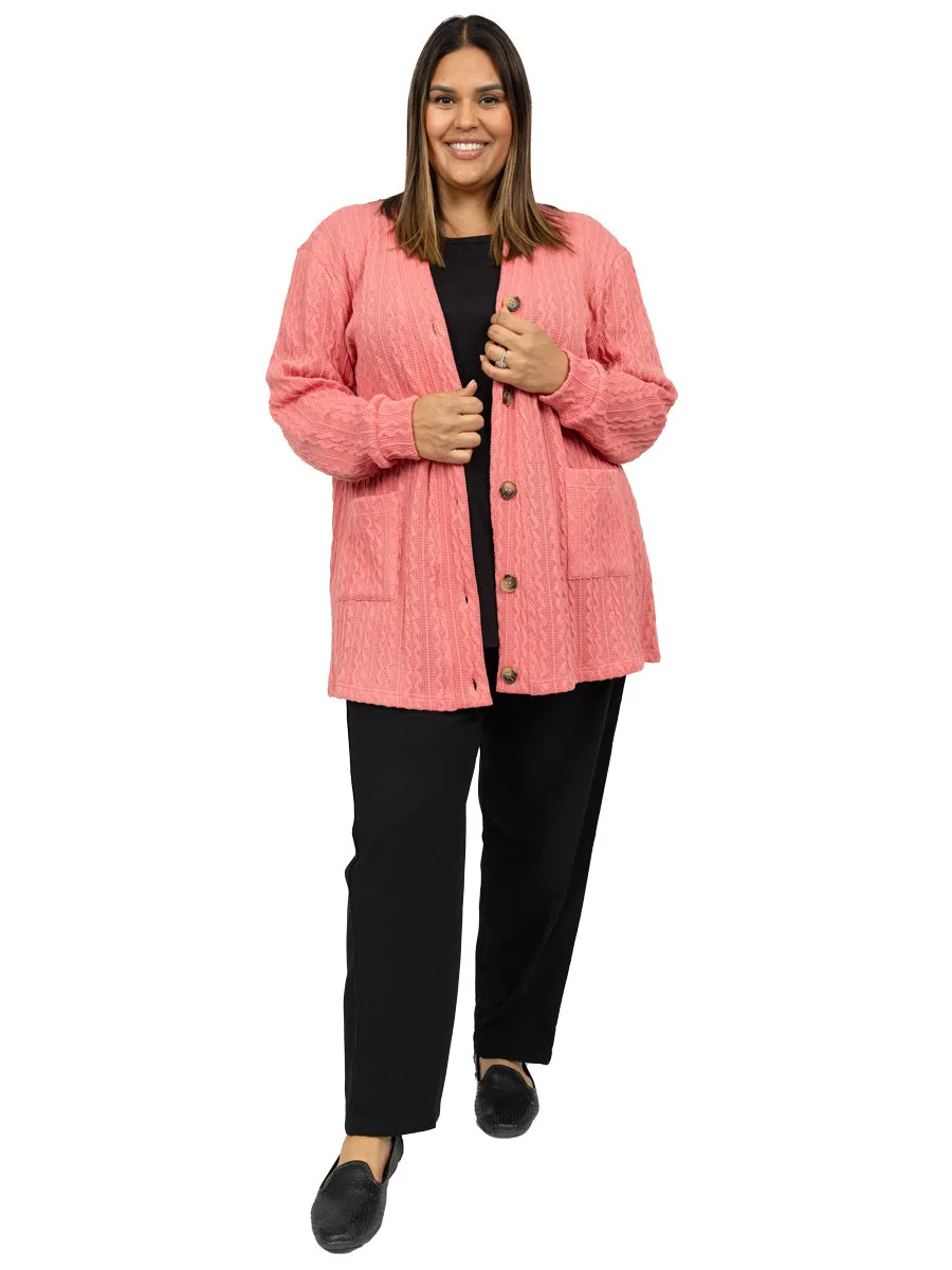 Everlast Cardigan - Rose Pink