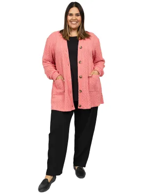 Everlast Cardigan - Rose Pink