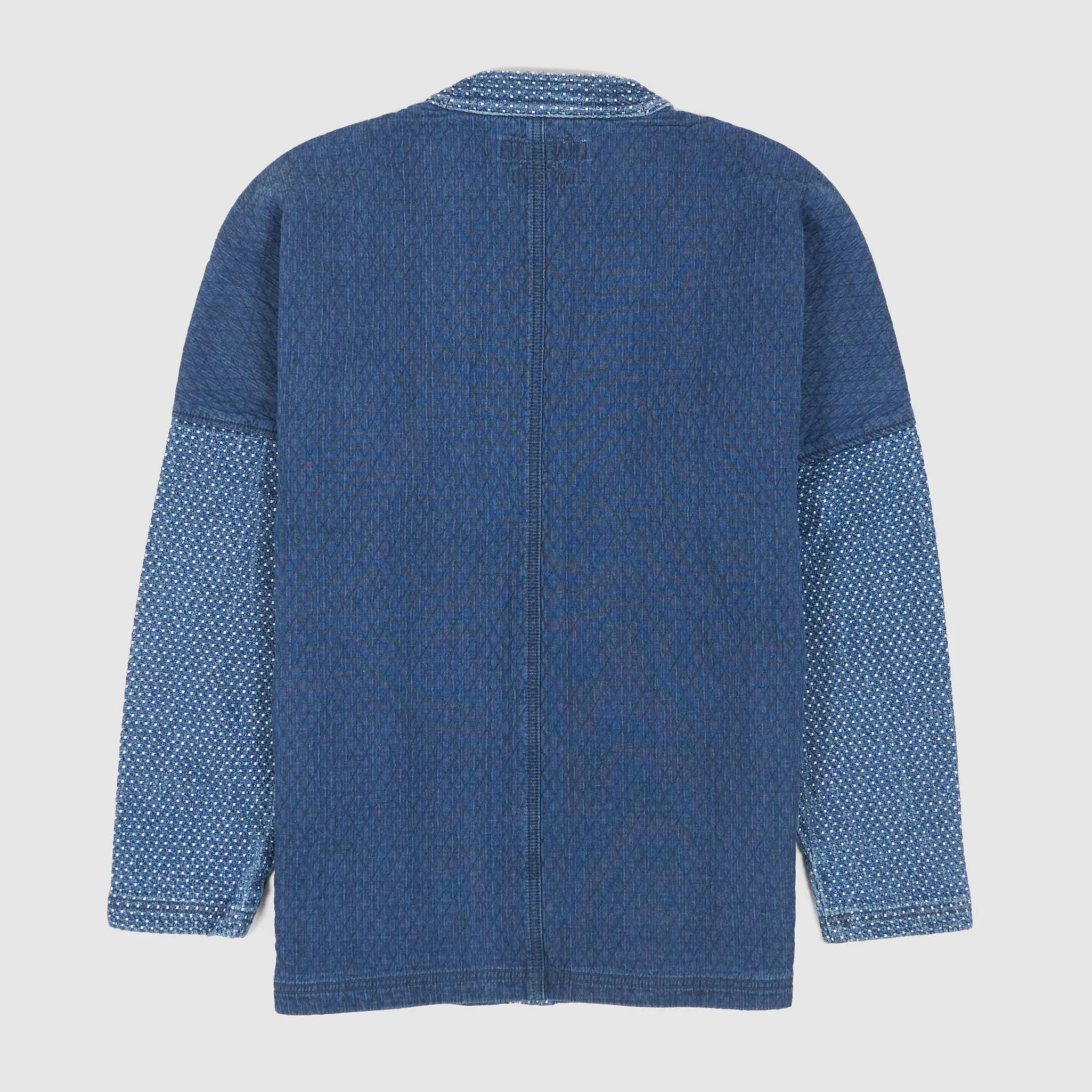 FDMTL Washed Shashiko Patchwork Cardigan