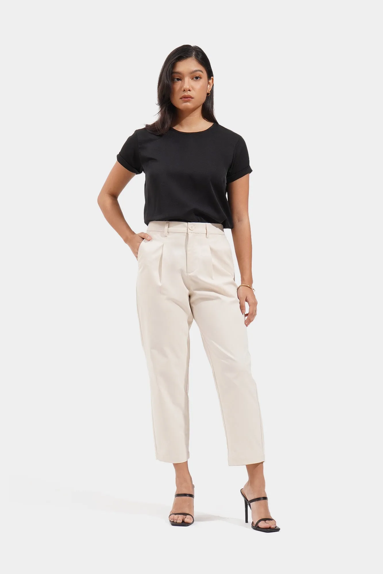 Fine Line Slim Fit Trousers