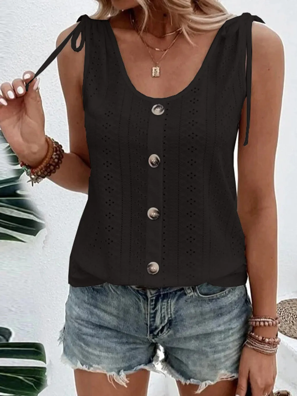 Full Size Scoop Neck Sleeveless Tank Top (5 Colors)
