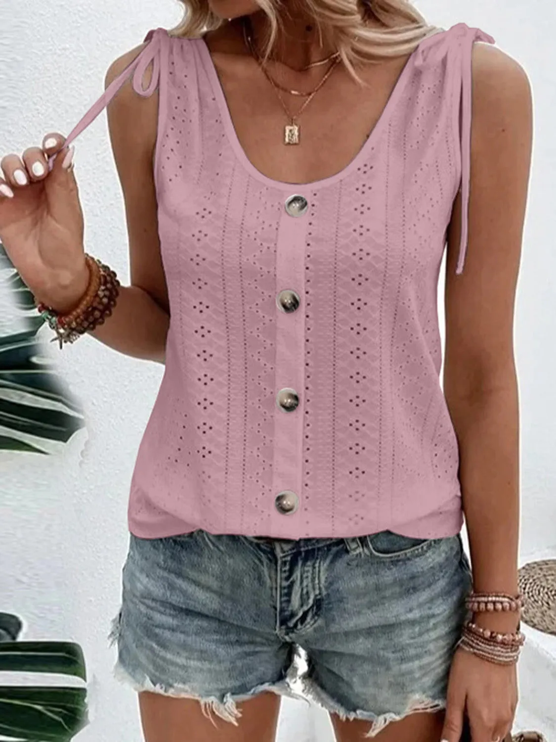 Full Size Scoop Neck Sleeveless Tank Top (5 Colors)