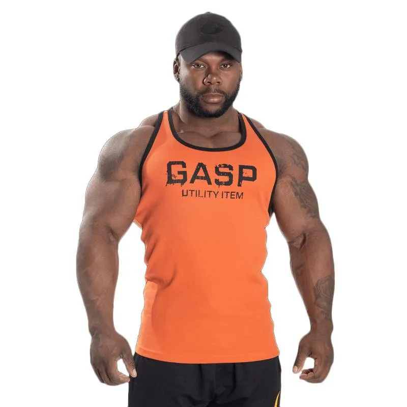 GASP Ribbed T-Back - Flame