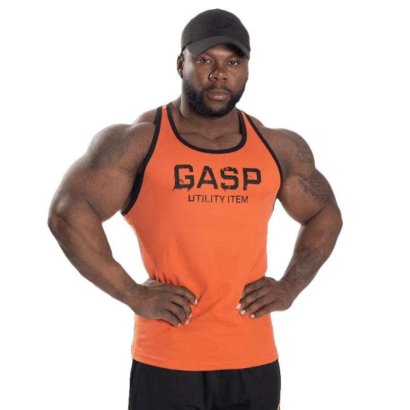 GASP Ribbed T-Back - Flame