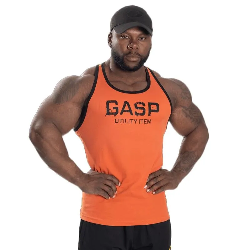 GASP Ribbed T-Back - Flame