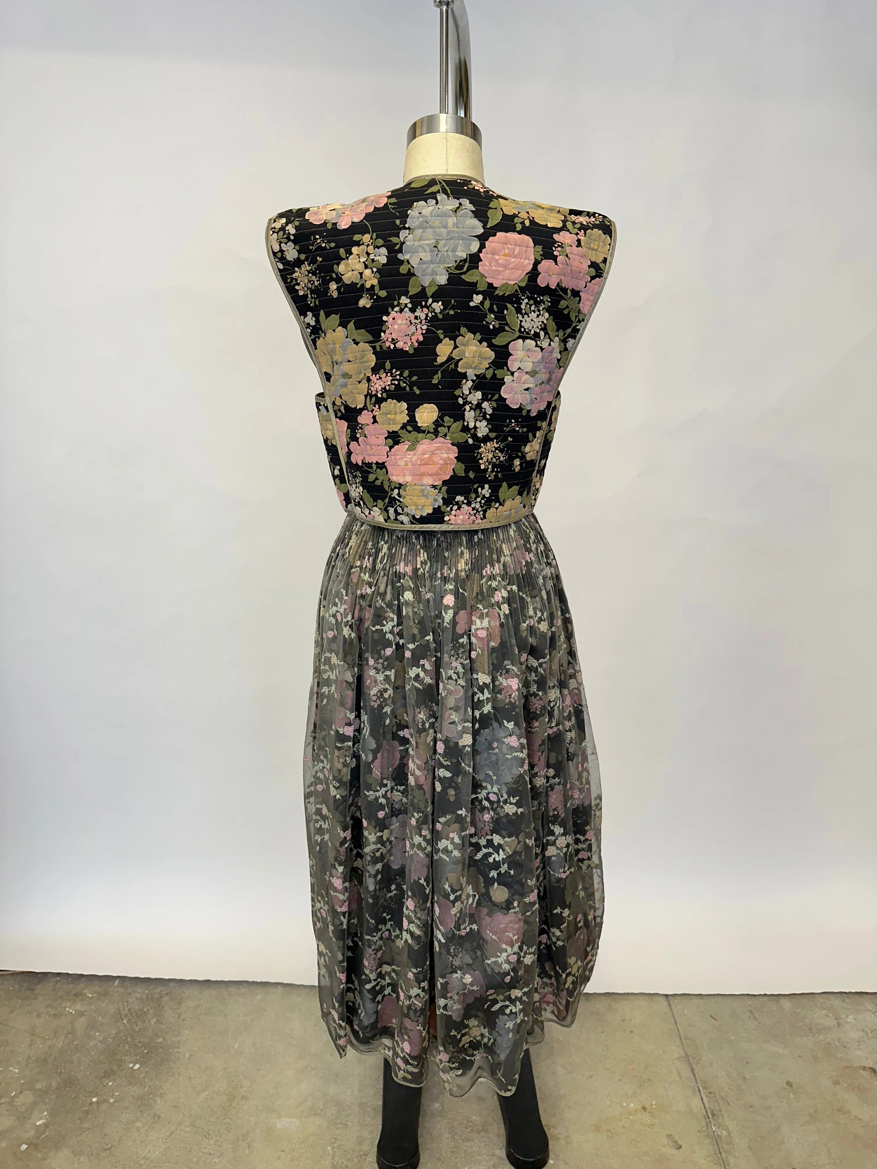 Geoffrey Beene Organza Embroidered Skirt Set