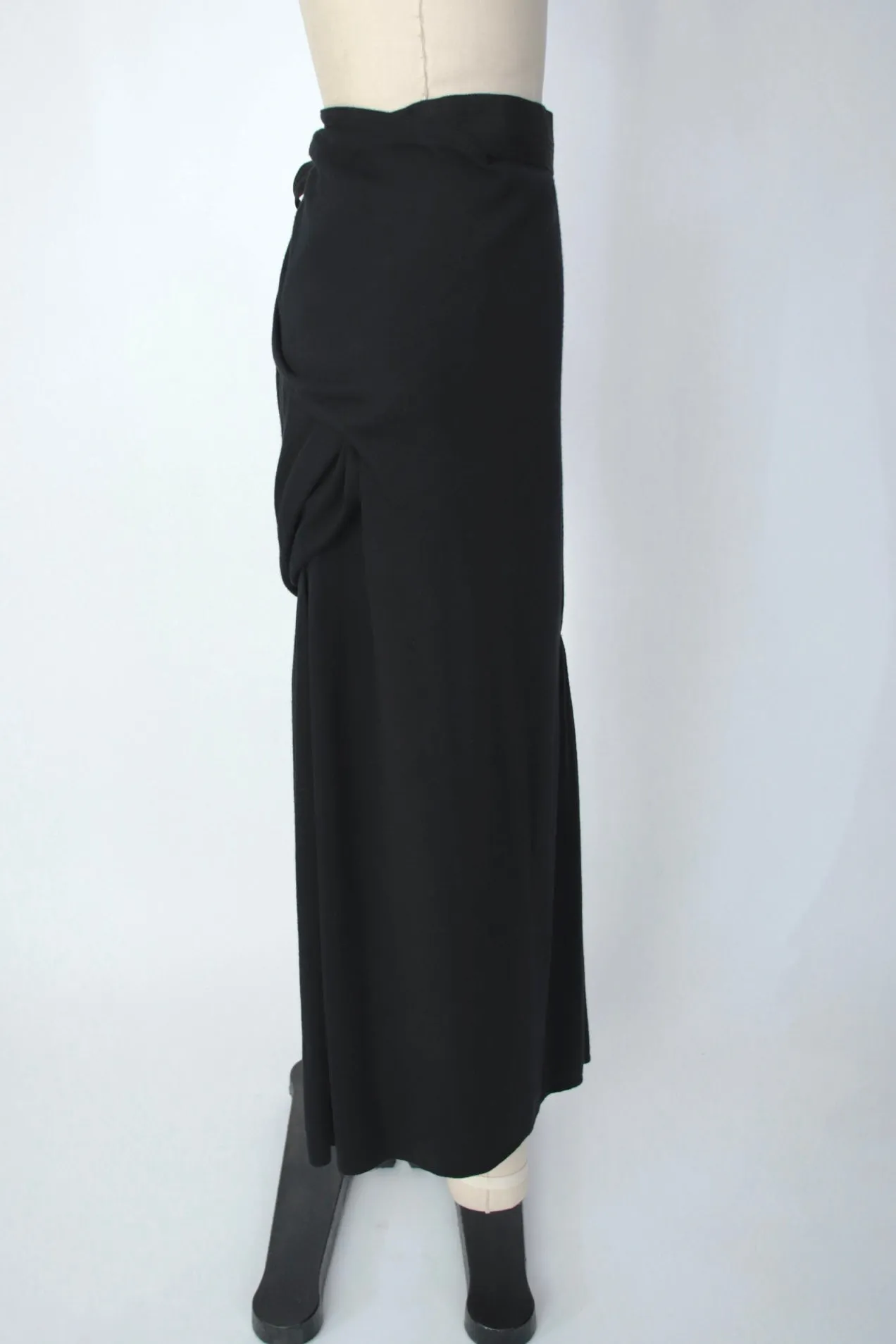 Gianni Versace Wool Draped Skirt*