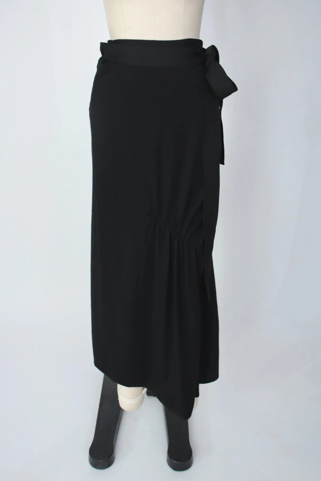 Gianni Versace Wool Draped Skirt*