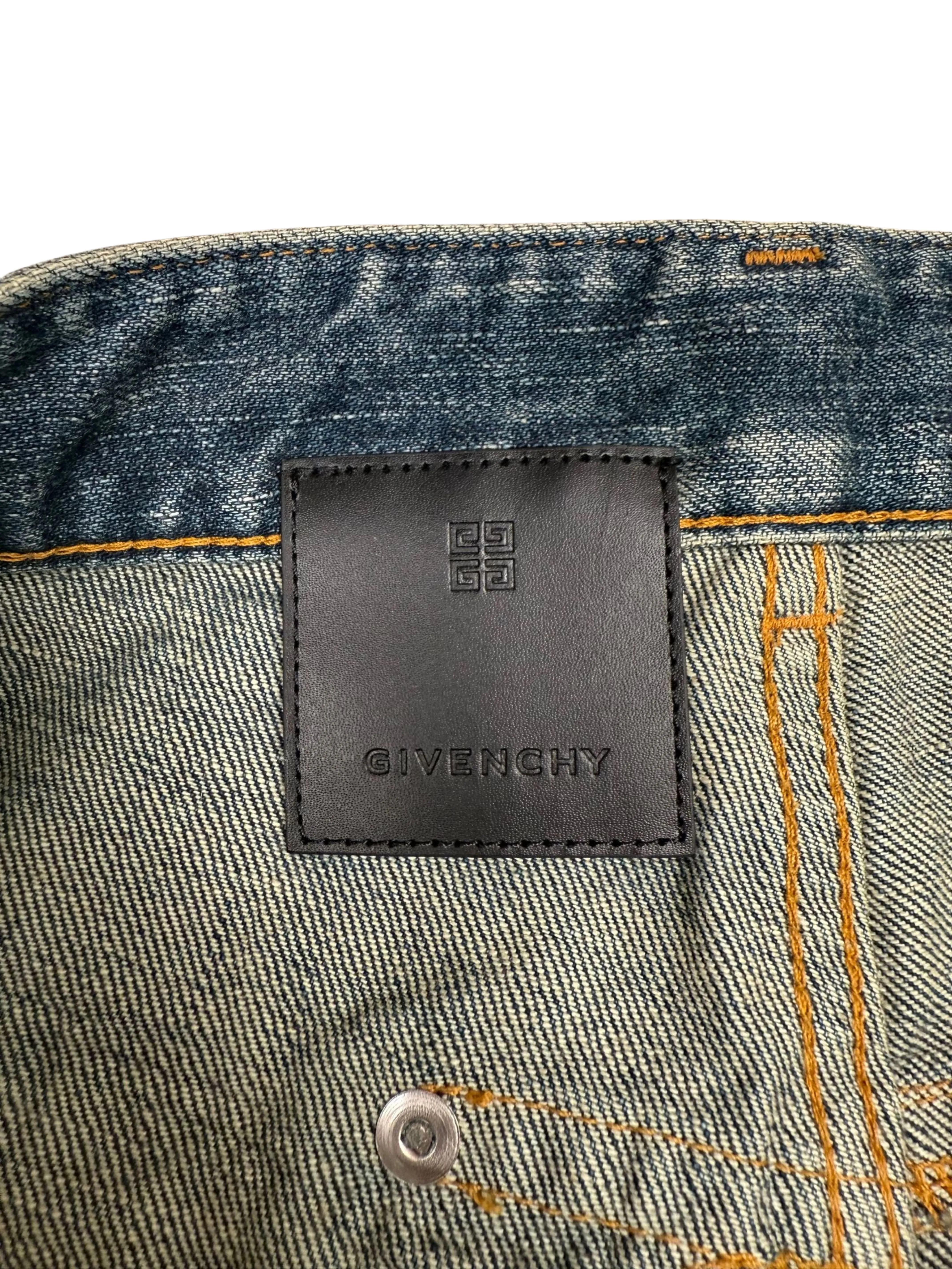 Givenchy Straight Legged Jeans - Washed Denim (Unused)