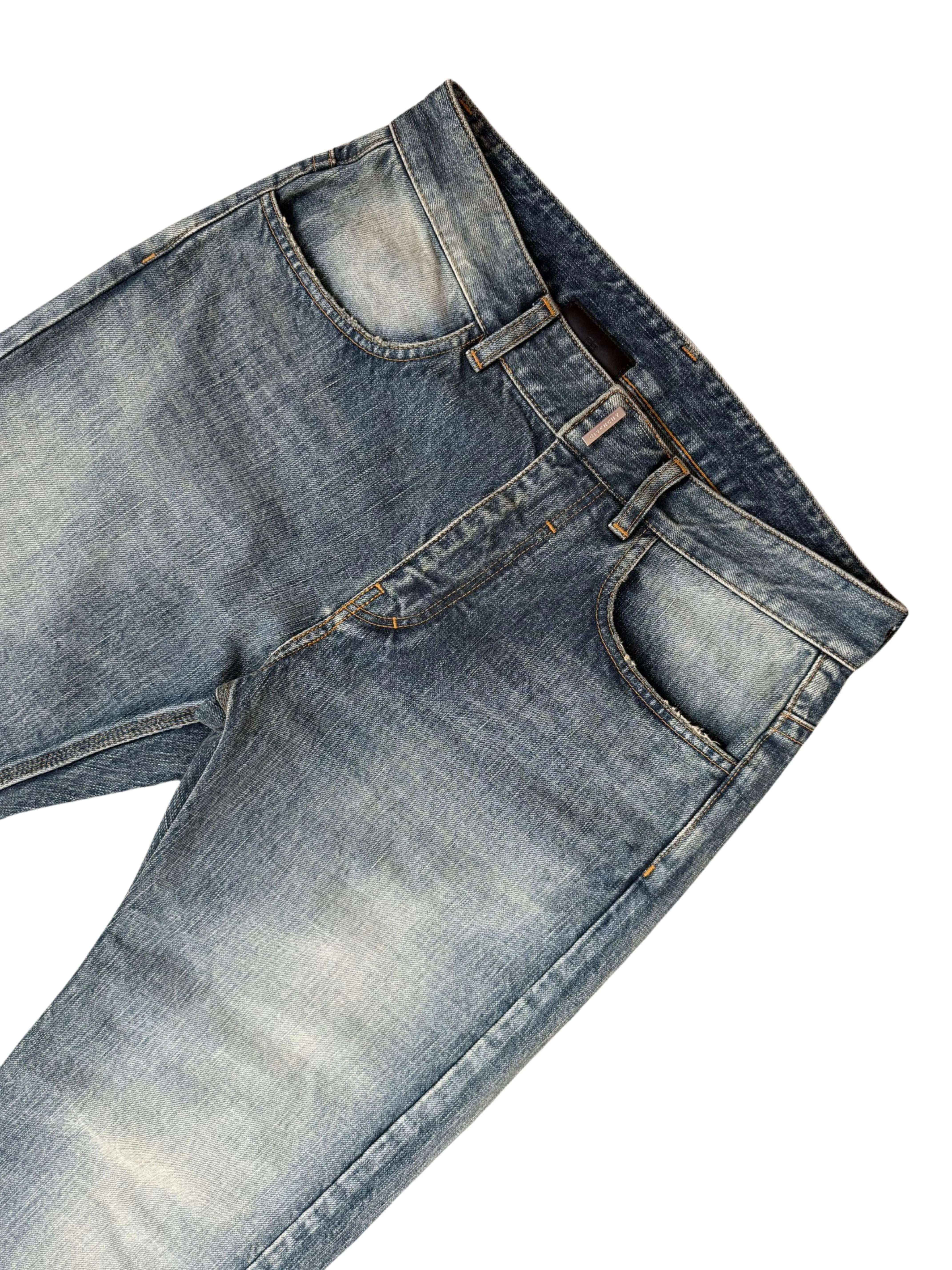 Givenchy Straight Legged Jeans - Washed Denim (Unused)