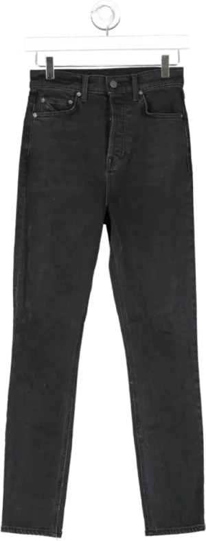 grlfrnd Black Piper Super High Rise Slim W24