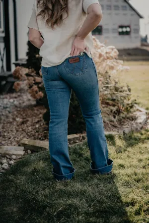 'Haven' Retro Bailey High Rise Trouser Jean by Wrangler (Sizes 25 - 35)