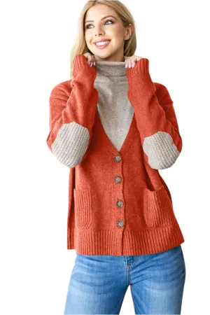 Heimish Long Sleeve V Neck Button Down Cardigan