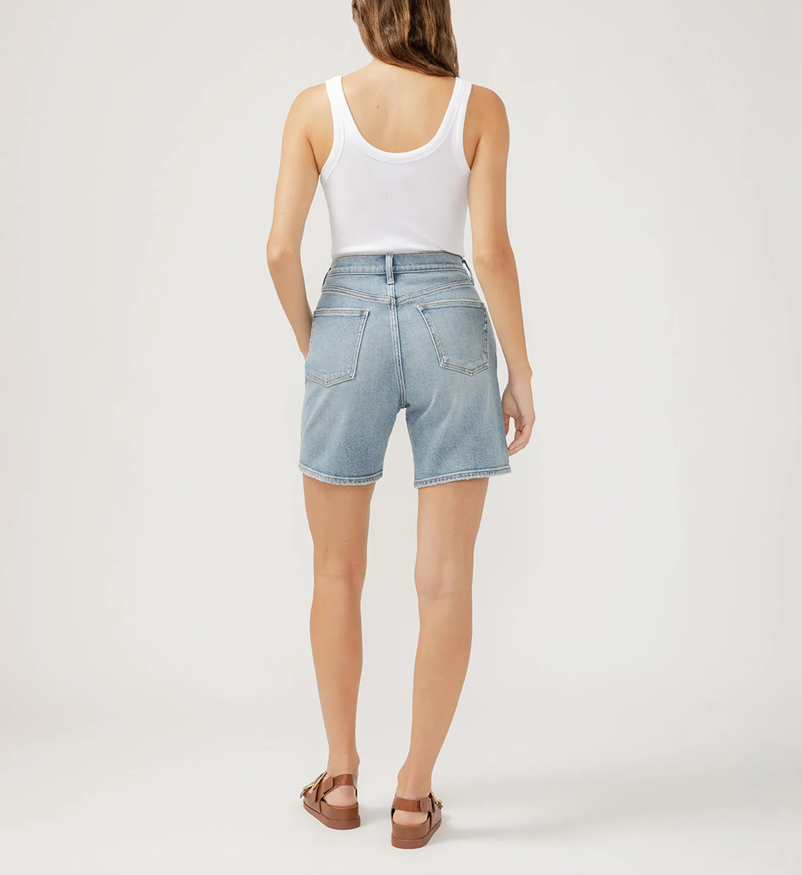 High Rise Long Shorts