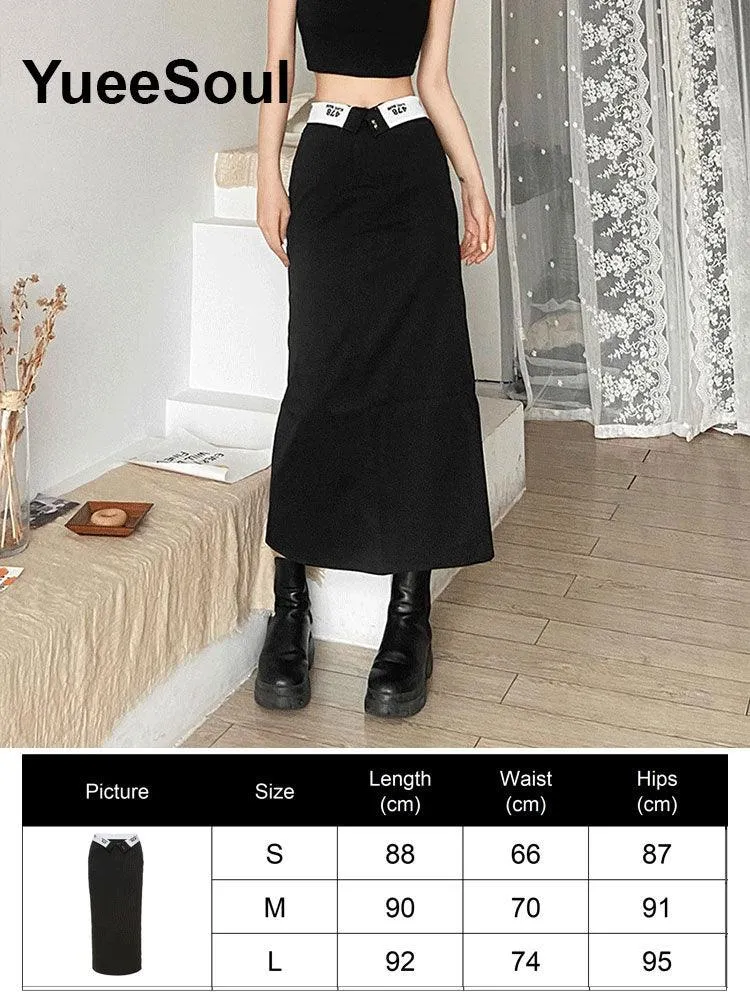 High Waist Goth Dark Mini Skirt