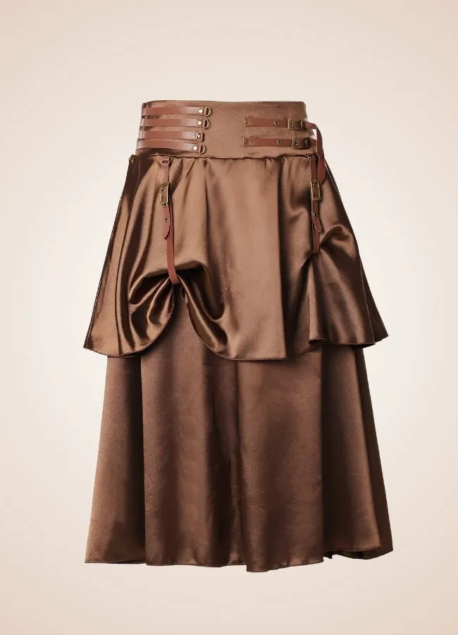 High Waist Steampunk Pirate Skirt