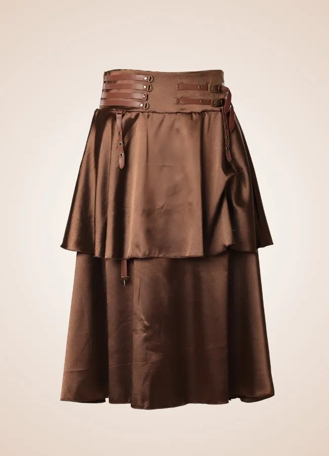 High Waist Steampunk Pirate Skirt