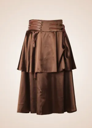 High Waist Steampunk Pirate Skirt