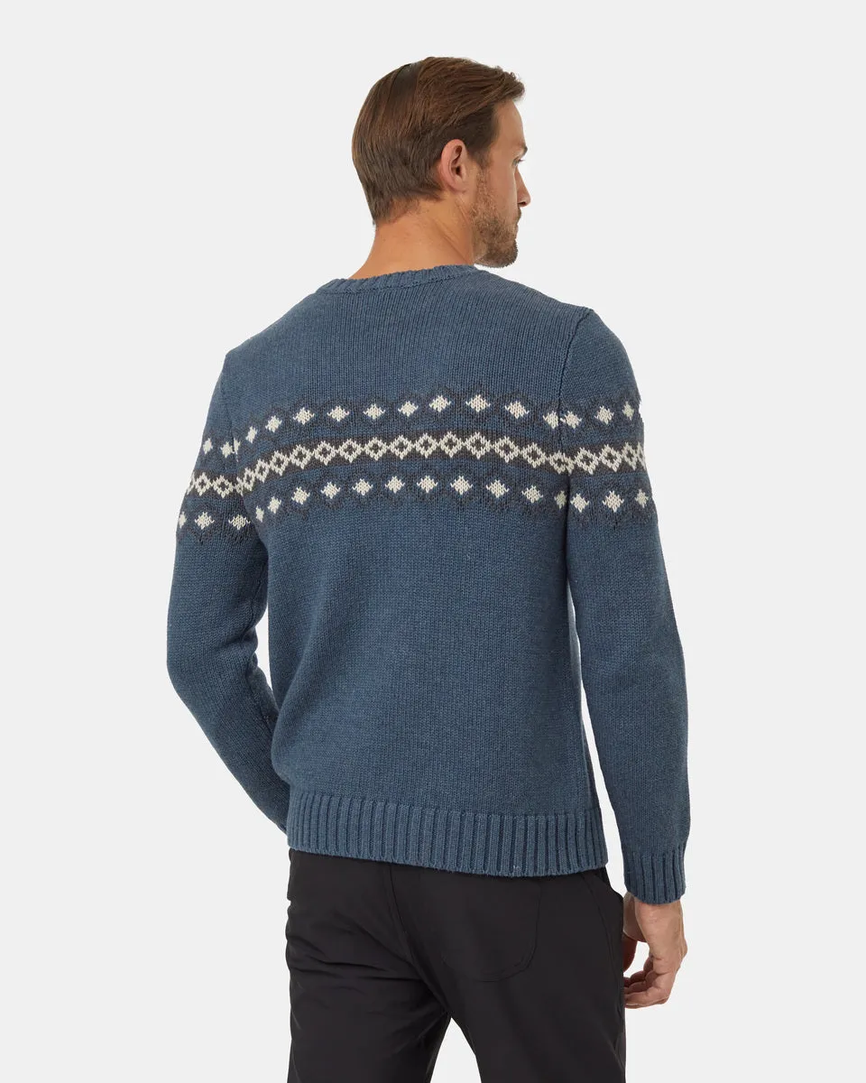 Highline Intarsia Crew Sweater