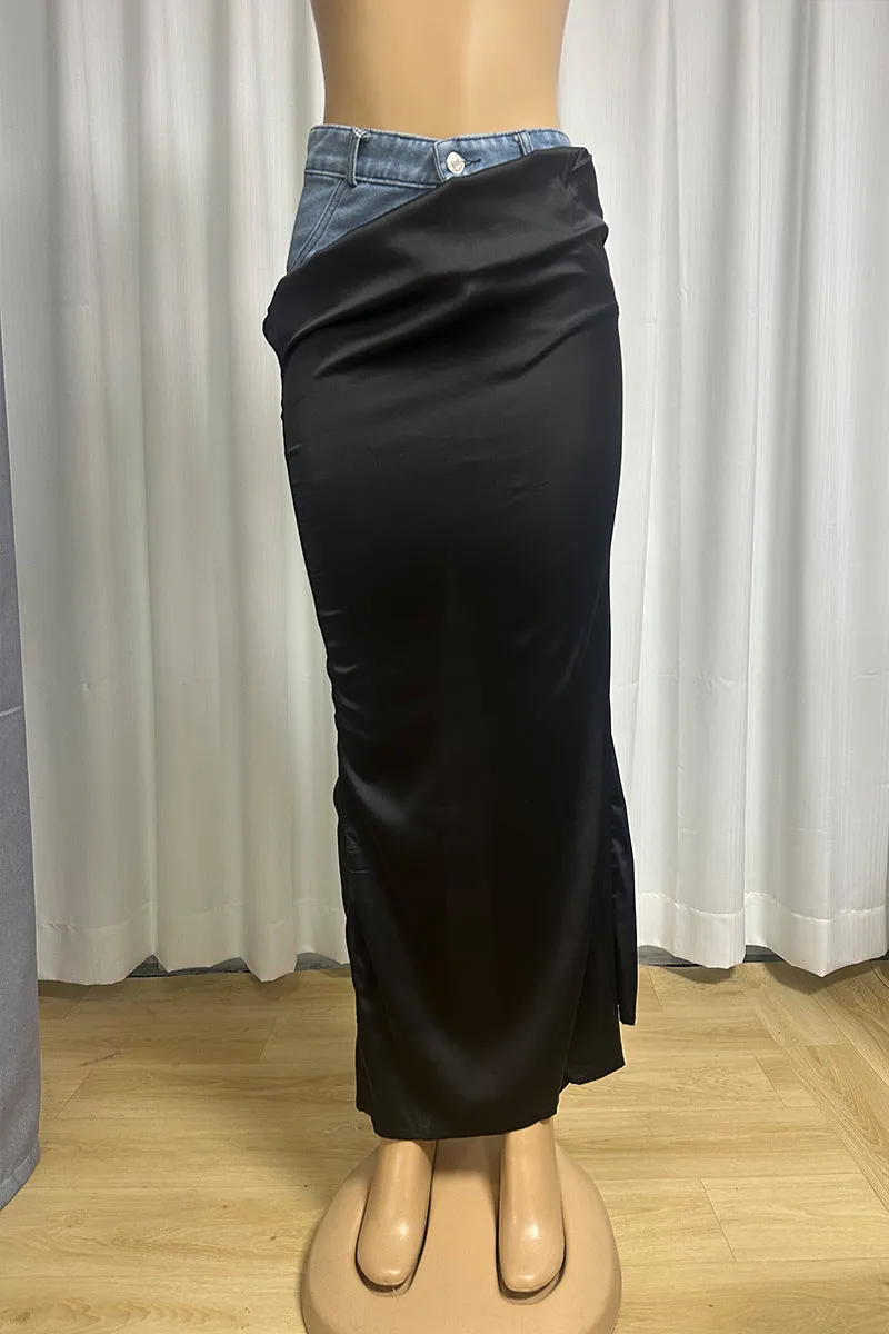 HQS1418 Layered Illusion Skirt
