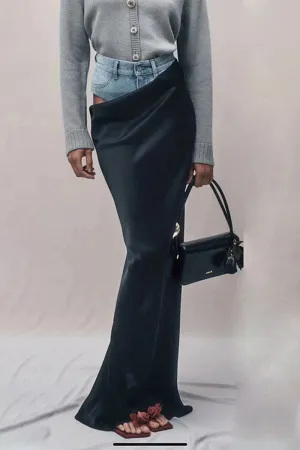 HQS1418 Layered Illusion Skirt