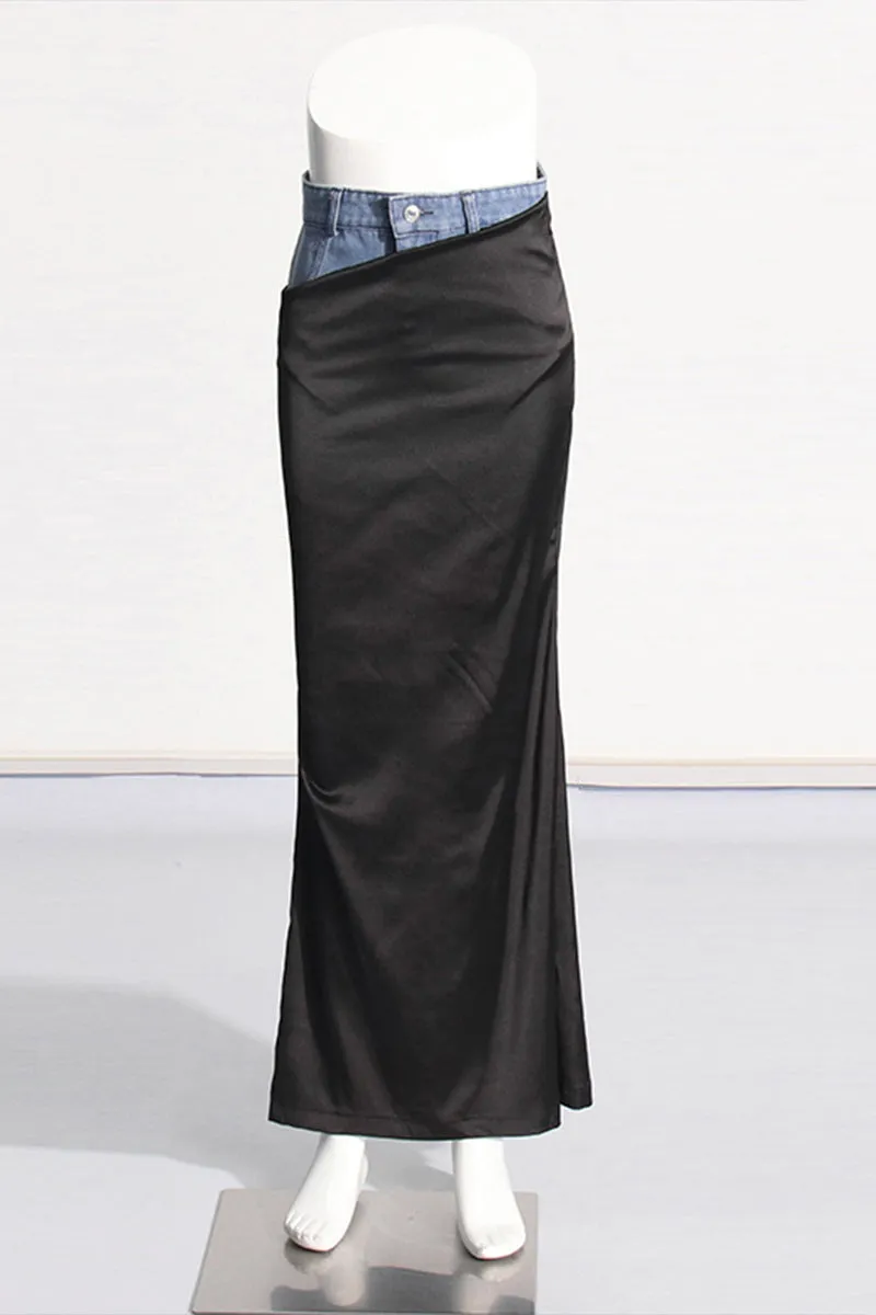 HQS1418 Layered Illusion Skirt
